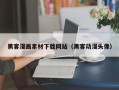 迁西黑客漫画素材下载网站（黑客动漫头像）
